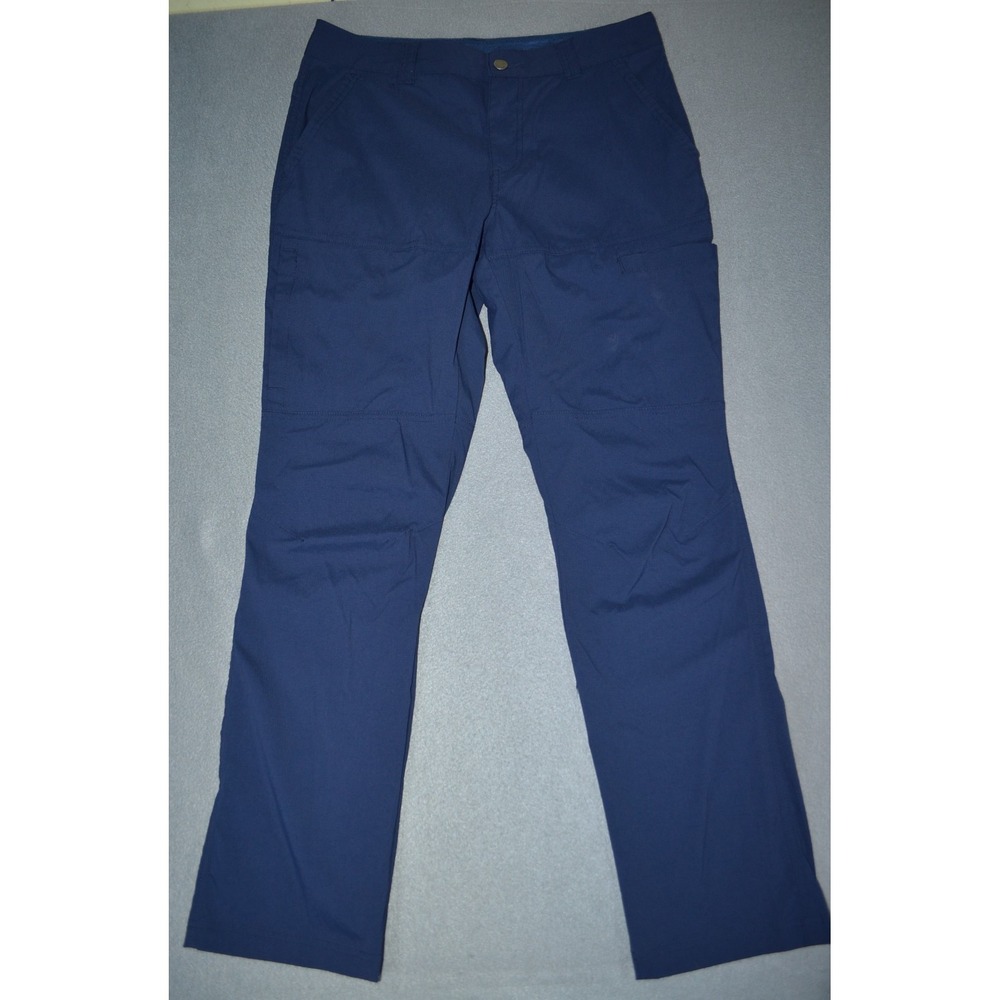 Columbia Flex ROC Utility Pants Men's 32x32 Blue Nylon Ripstop Stretch